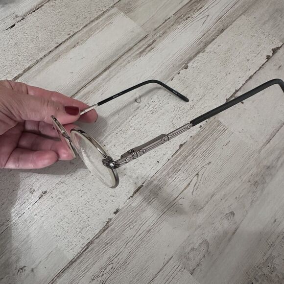 BARON Mens Eyeglasses Round Vintage Spectacles Nose Guards Grandpa Santa - Picture 4 of 11